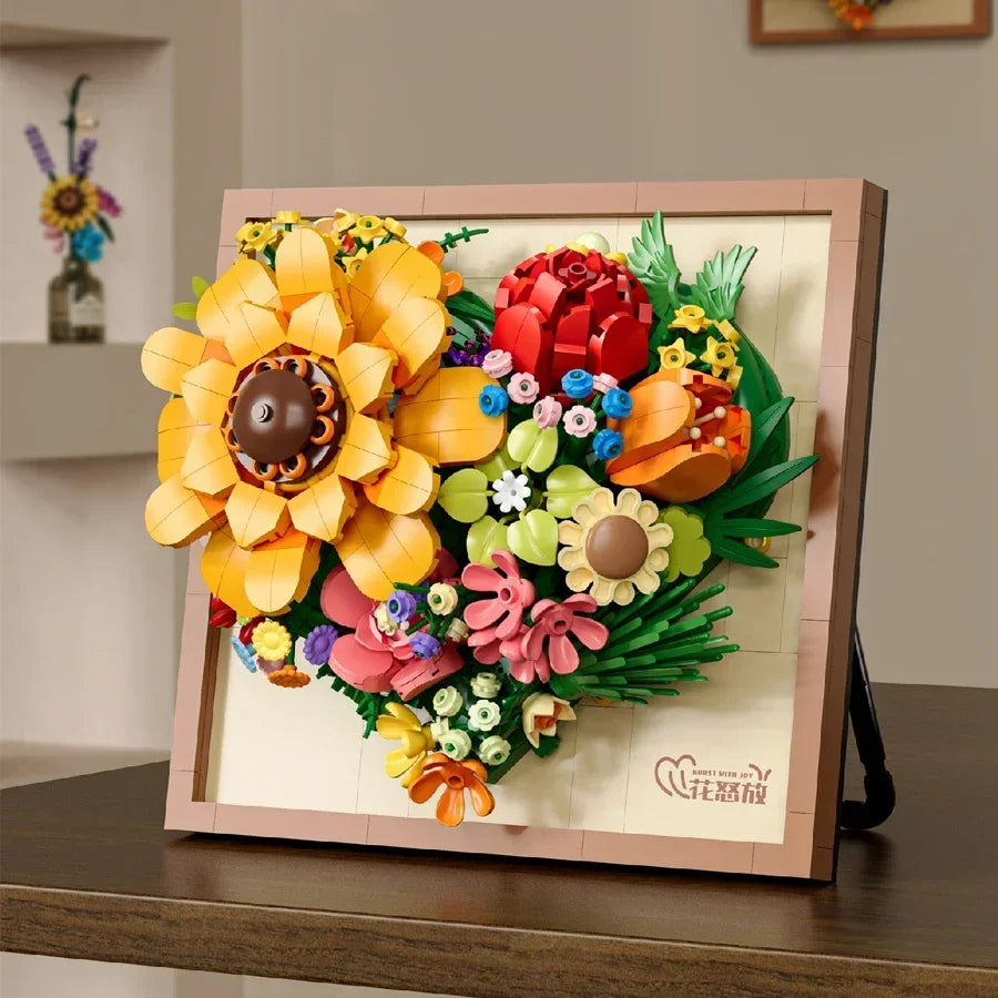 Cadre Floral 3D à Assembler