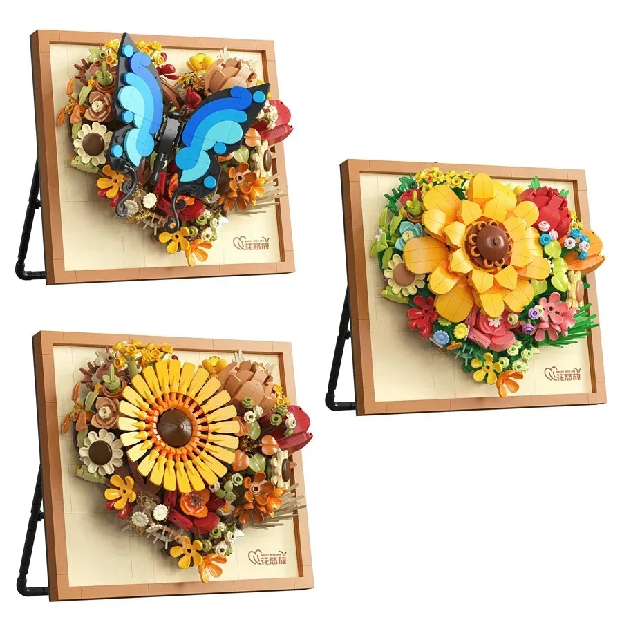 Cadre Floral 3D à Assembler