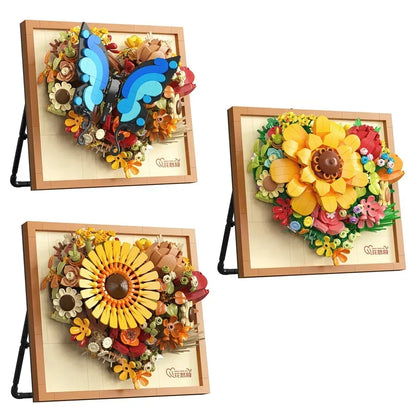 Cadre Floral 3D à Assembler